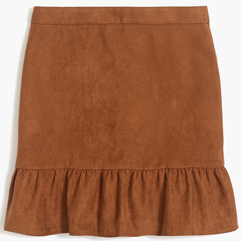 J. Crew Faux Suede Mini Skirt